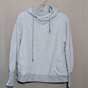 FP Movement double Hood Gray Hoodie, Size:XS